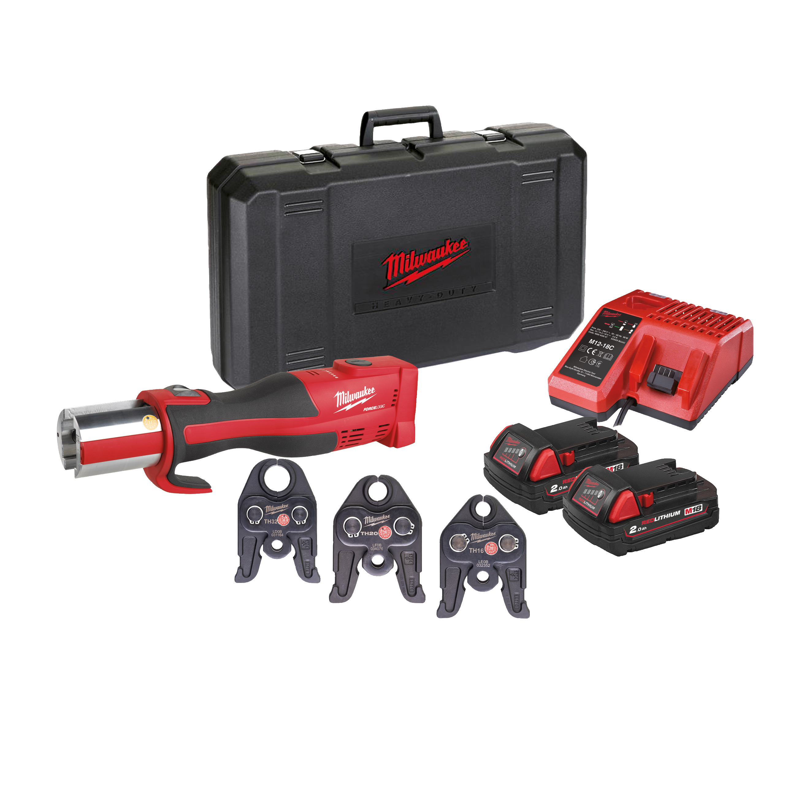 Bürstenloses Akku-Presswerkzeug M18BLHPT-202C TH-Set