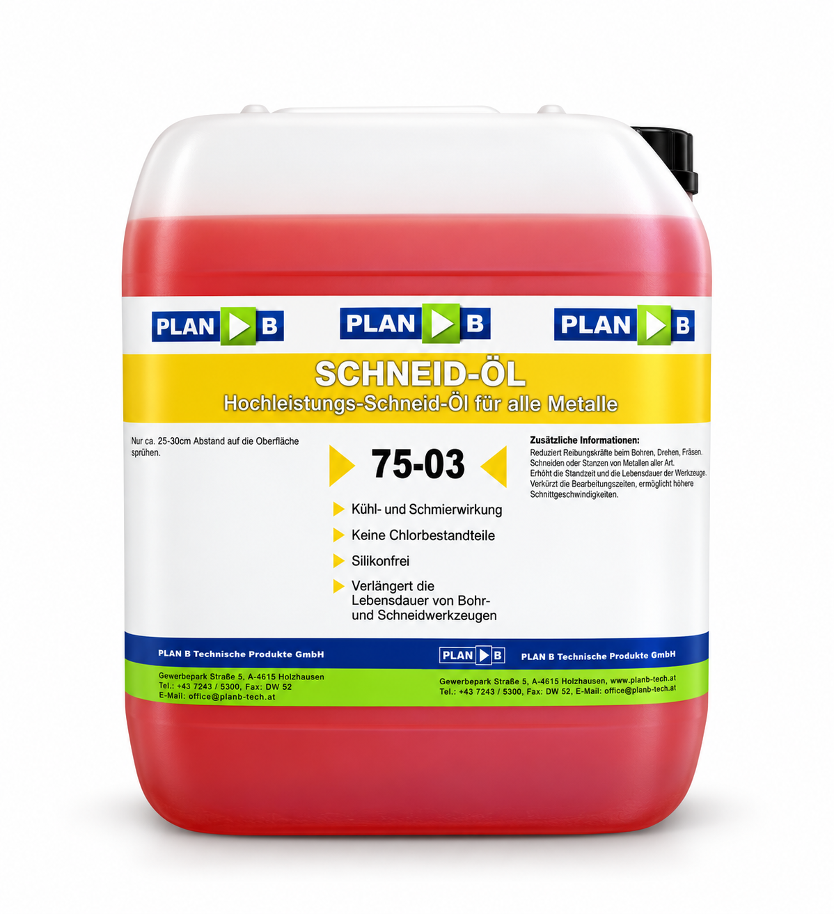 Plan B Schneidöl 10 Liter