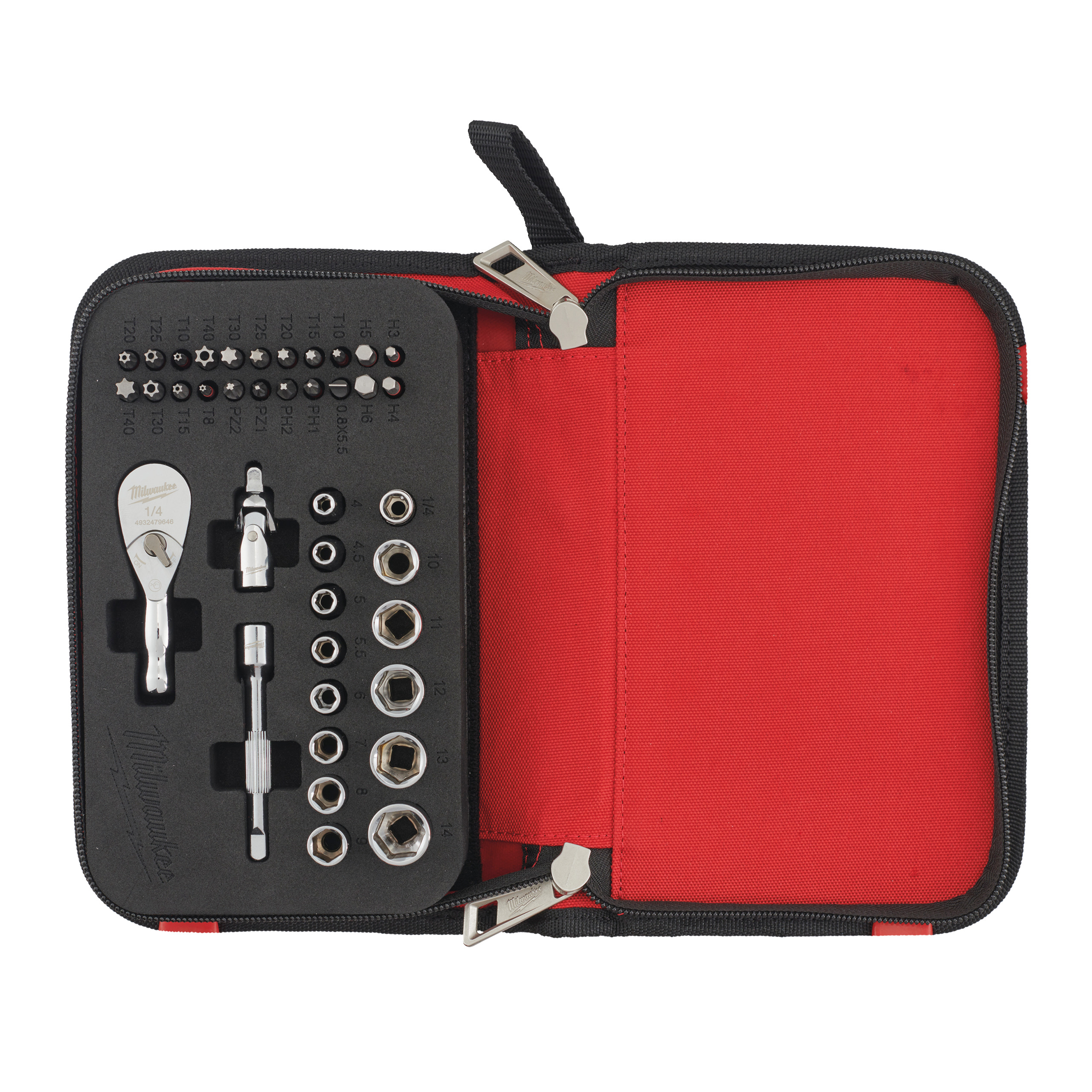 1/4" Kompakt-Ratschen Set 39-teilig