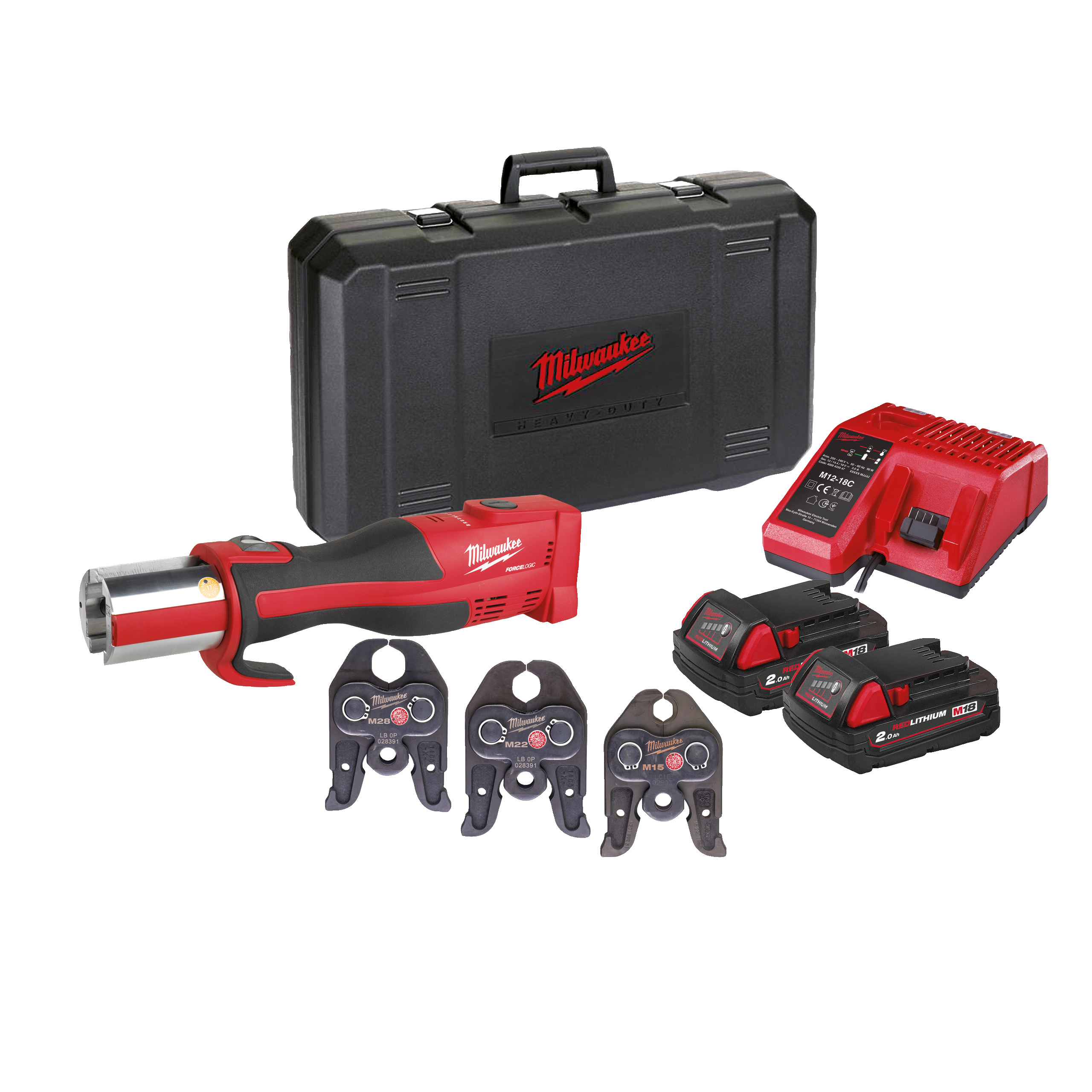 Bürstenloses Akku-Presswerkzeug M18BLHPT-202C M-Set
