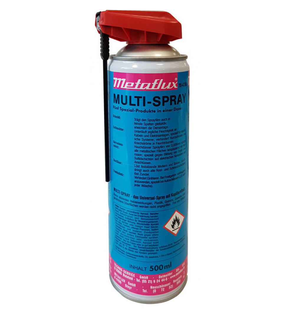 Metaflux 70-4750 Multi-Spray mit Knicksprühkopf 500 ml