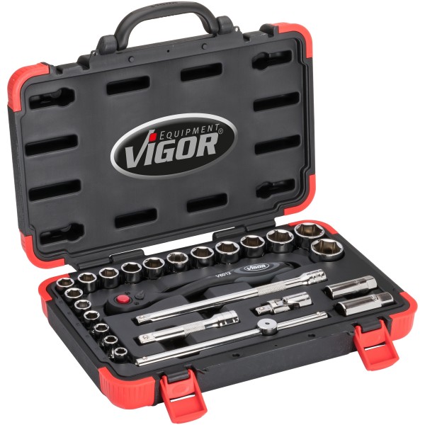Vigor/Hazet Steckschlüssel-Set ½" 25-tlg.