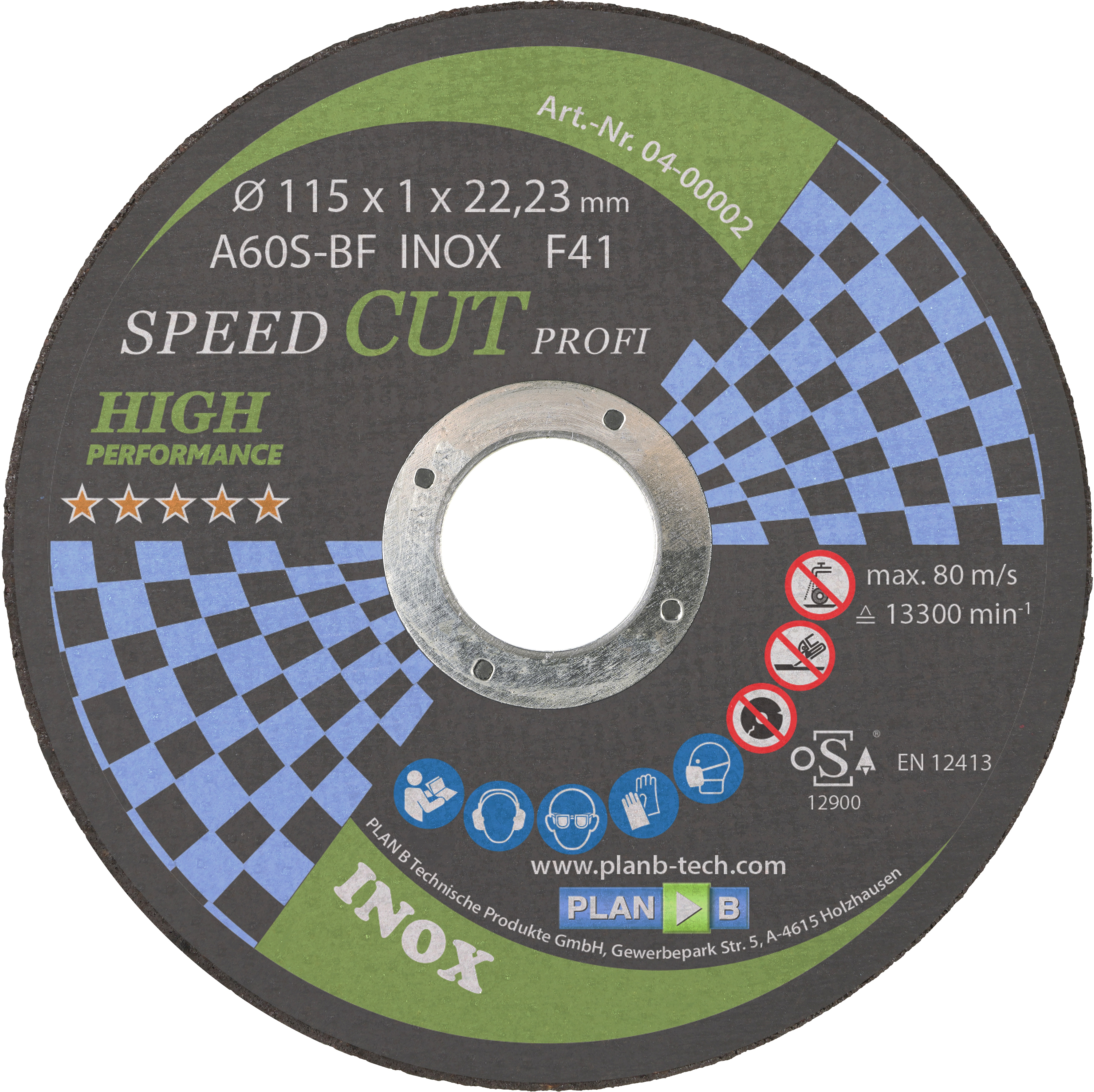 Hochleistungstrennscheibe Speed Cut  115x1,0mm