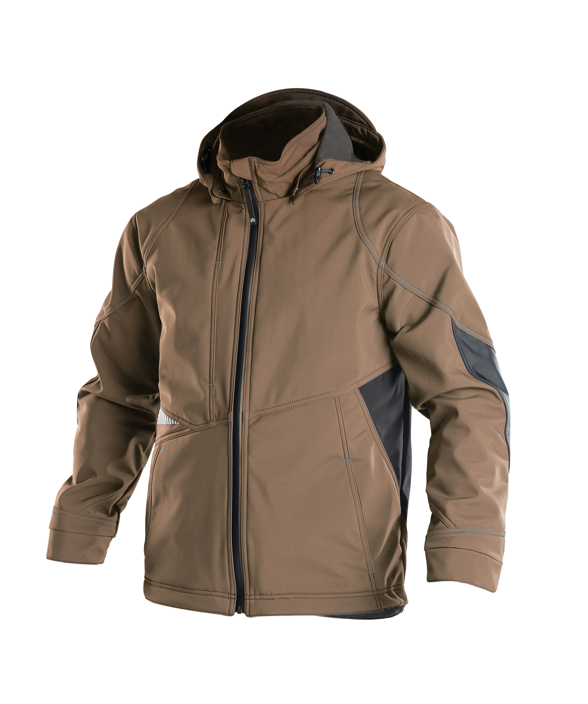 gravity_two-tone-softshell-jacket_clay-brown-anthracite-grey_front.jpg