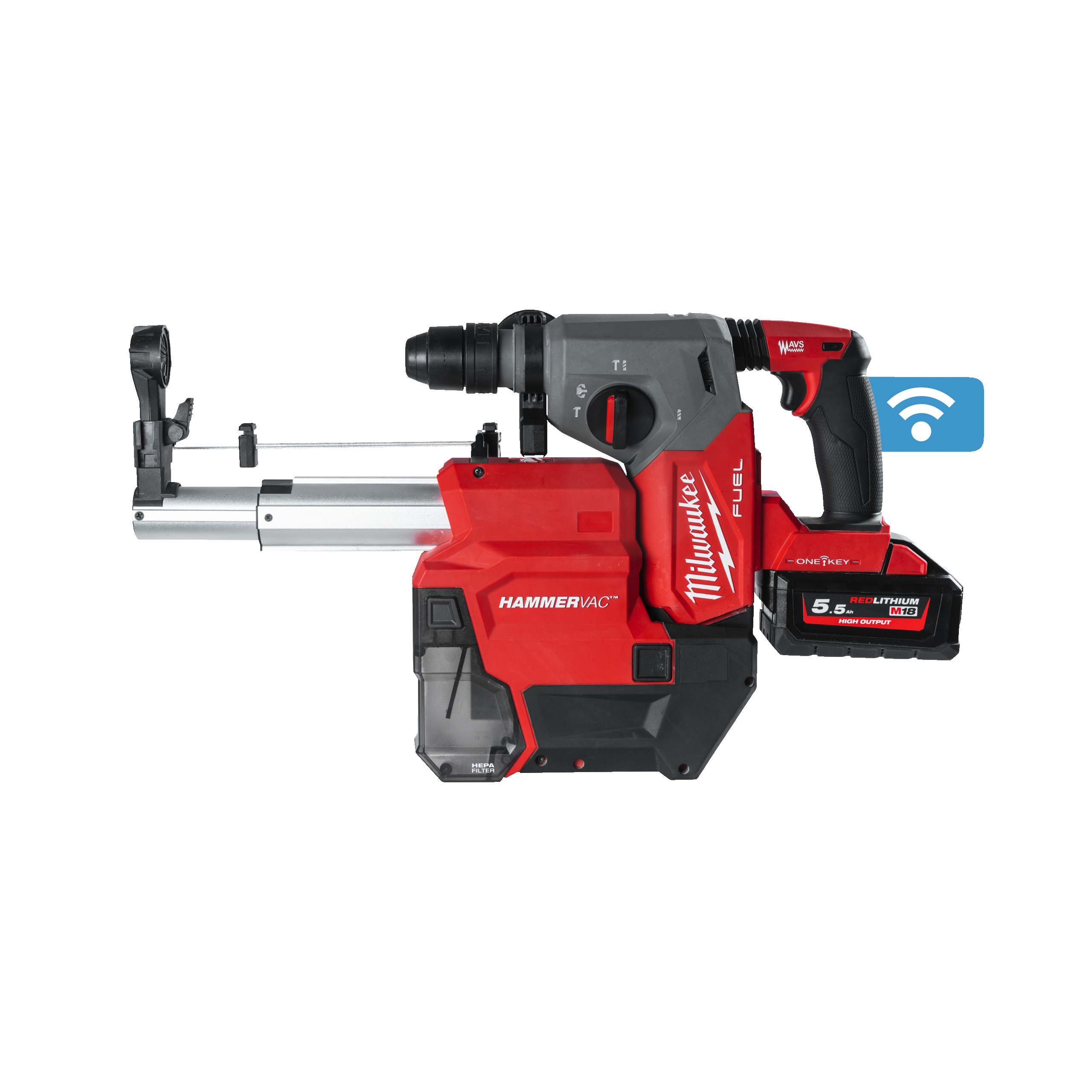 A Kombihammer+Staubabsaugung M18ONEFHXDEL-552C