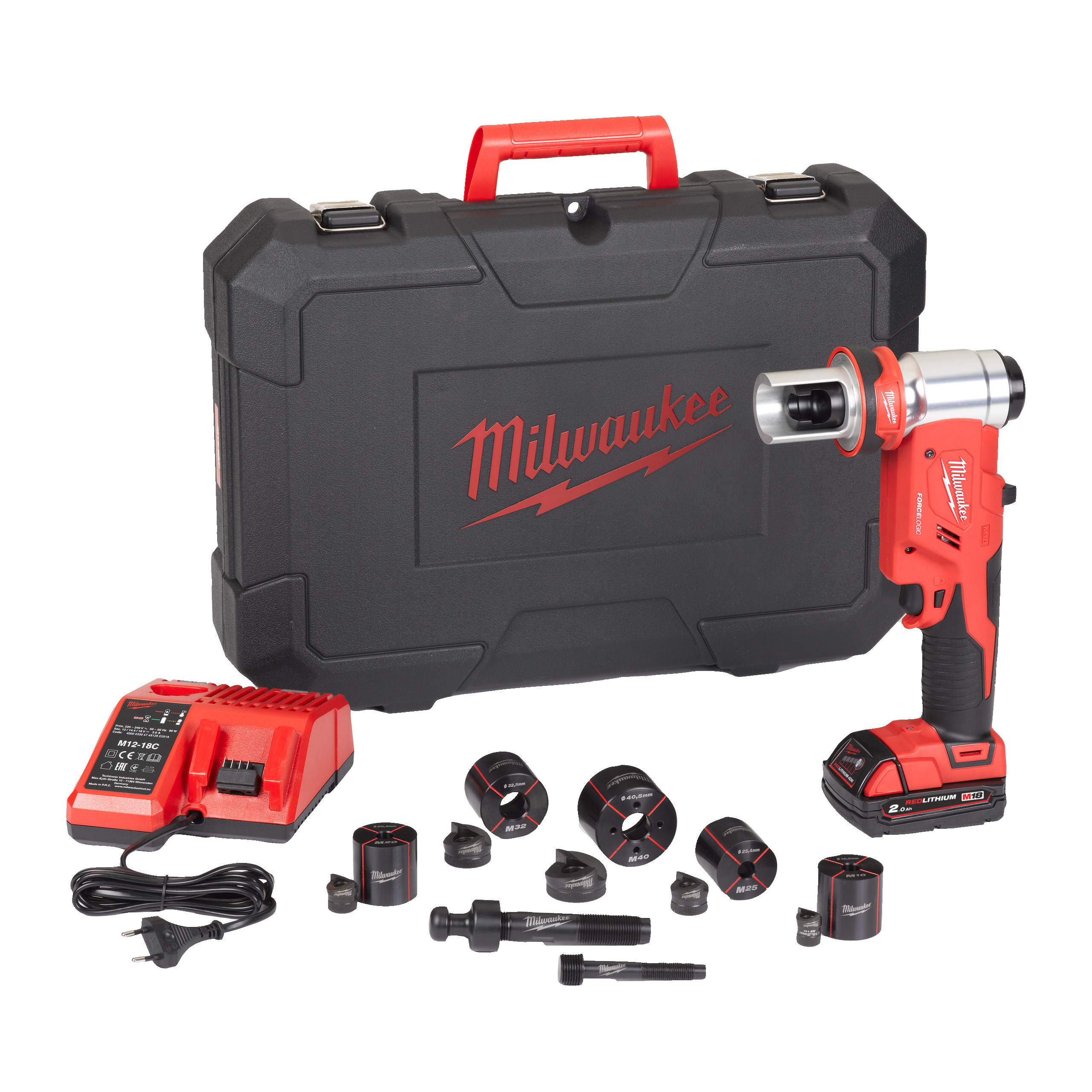 Bürstenlose Akku-Lochstanzer M18HKP-201CA