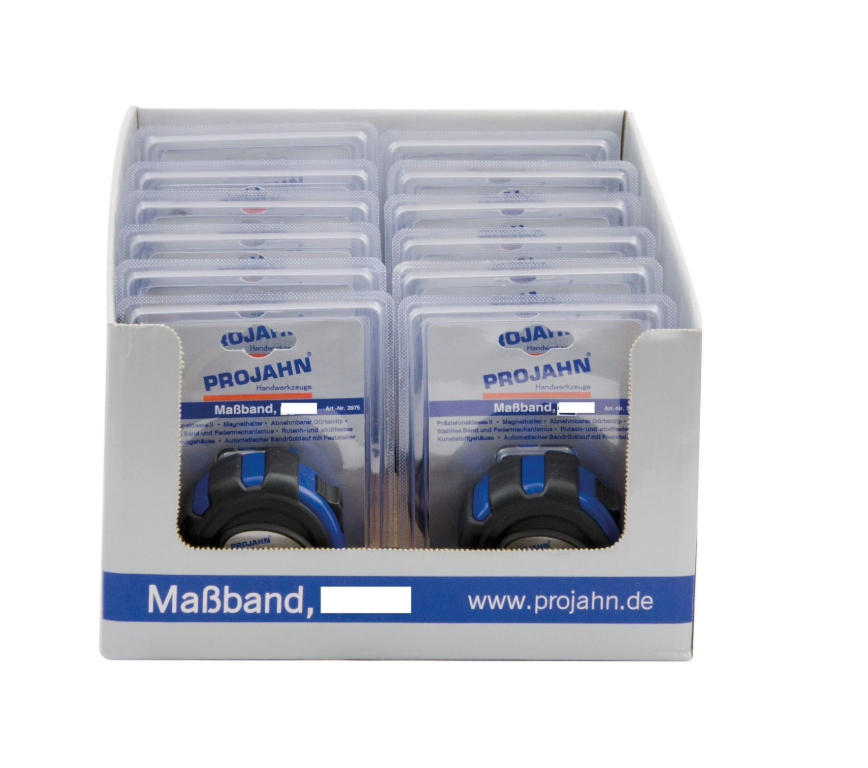 12x5 m Maßband mit Magnet und 2-Komponenten Gehäuse