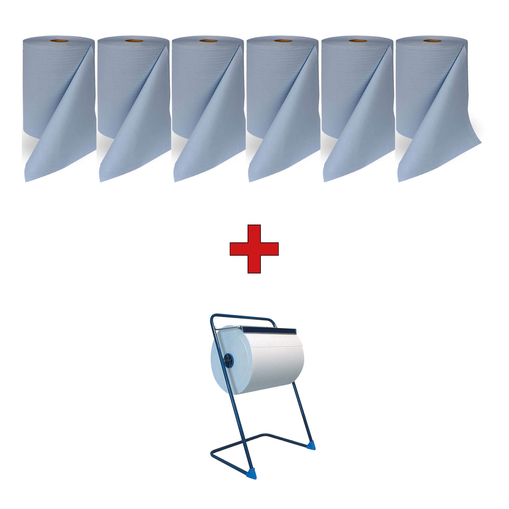 Putzpapier Paket 2lagig + Bodenständer