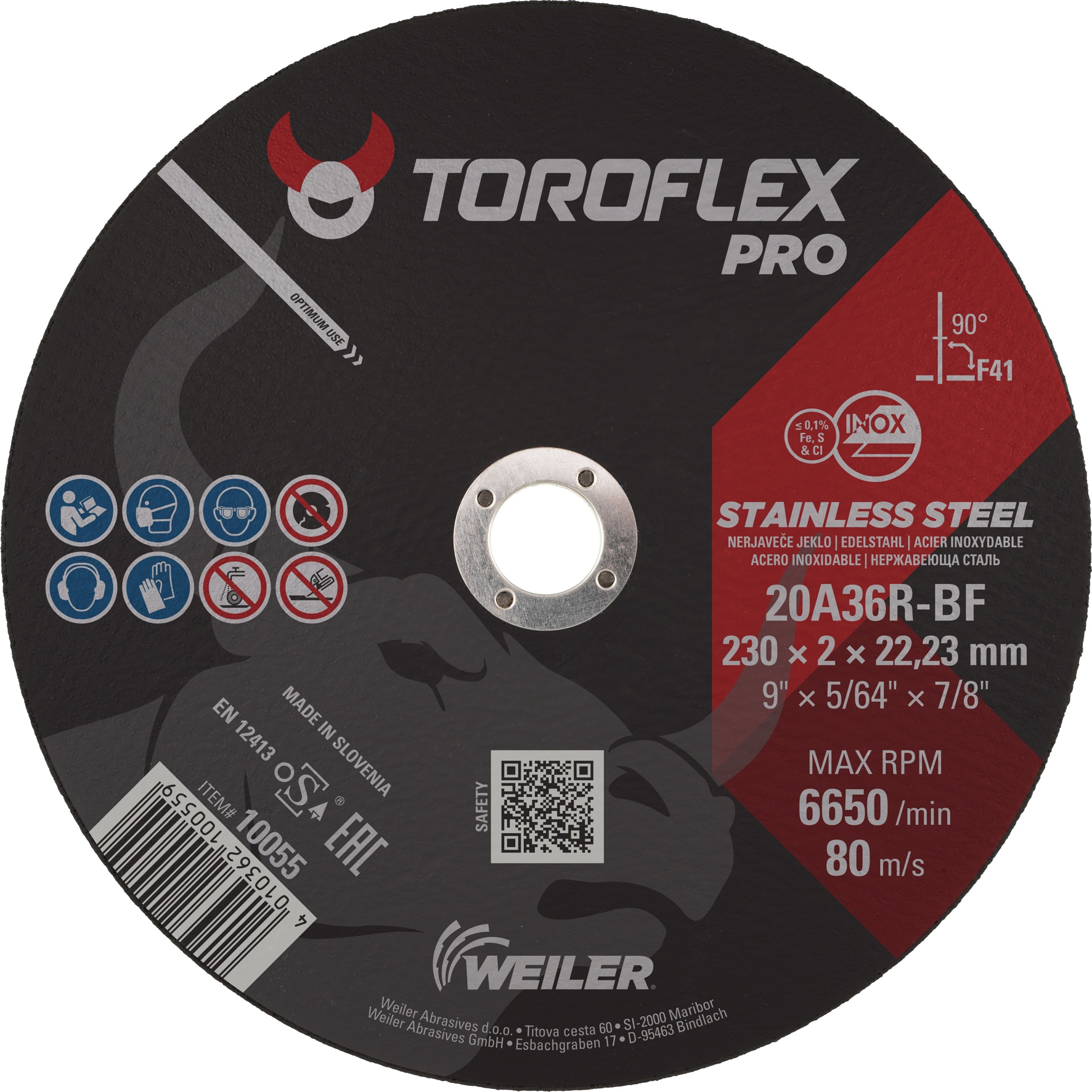 Hochleistungstrennscheibe 230x2,0mm