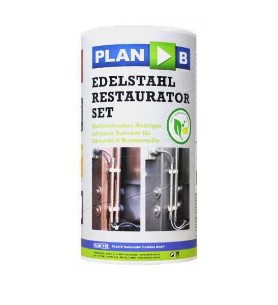 Plan B Inox-Spezial Edelstahl Restaurator | Plan B Restaurator Set inkl ...